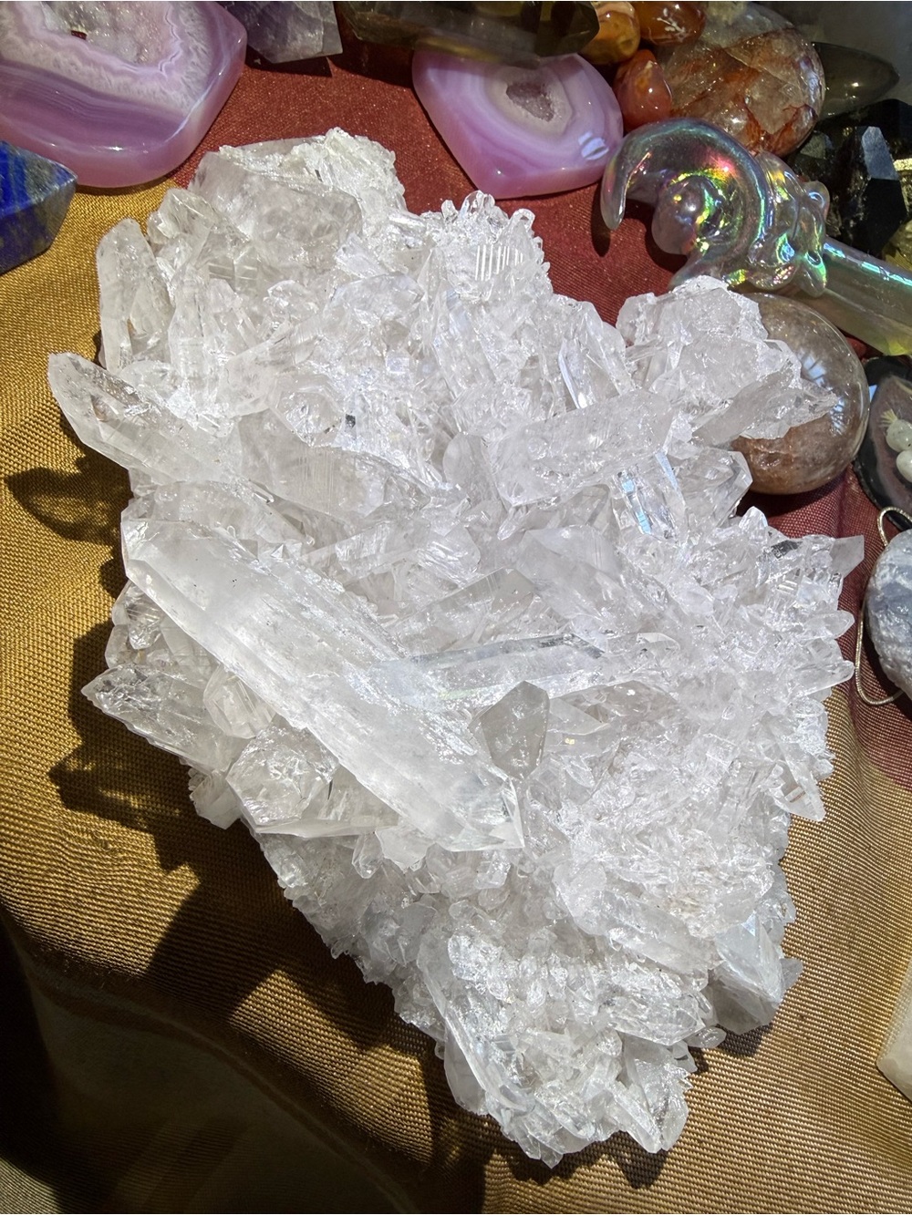 Huge Arkansas Quartz Cluster